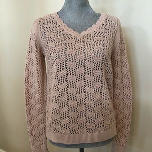 Loft open weave sweater